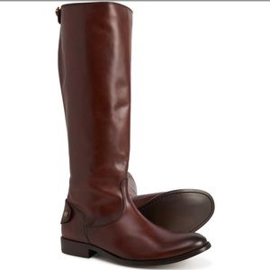 Frye Melissa Button-Back Zip Tall Boots